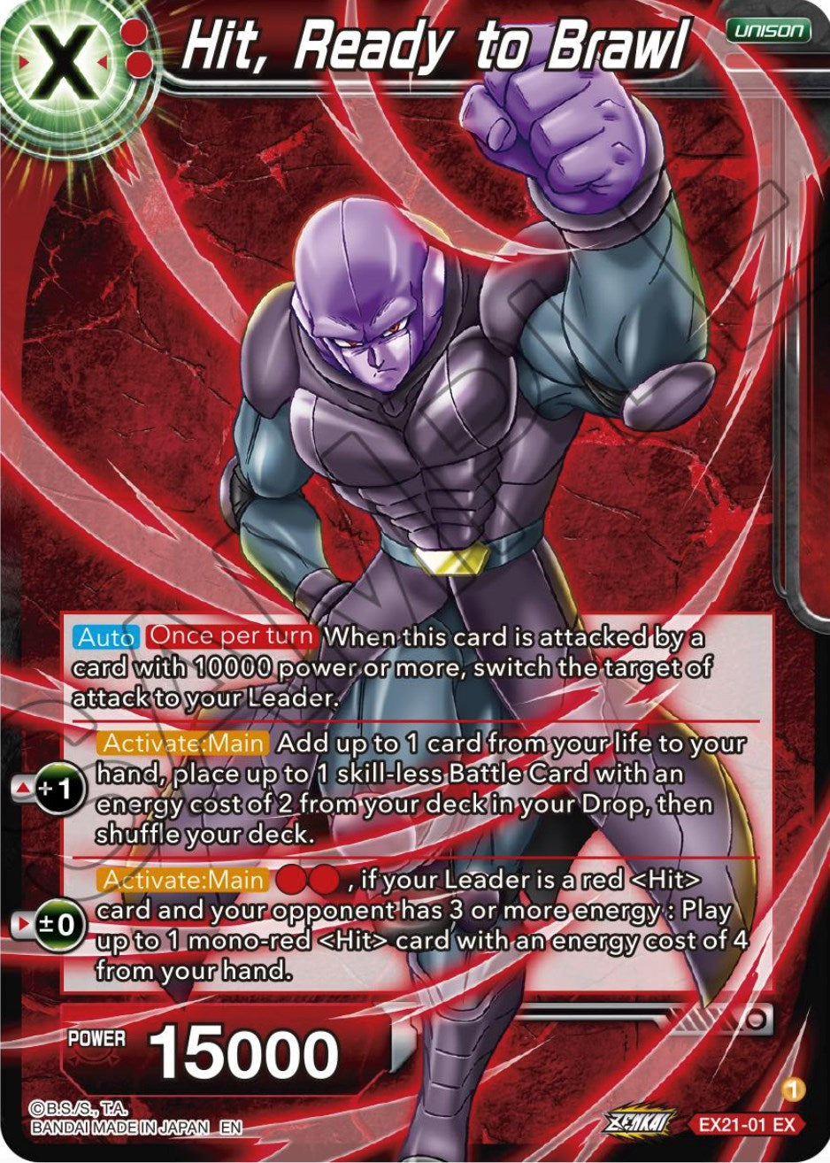 Hit, Ready to Brawl (EX21-01) [5th Anniversary Set] Parallel Foil