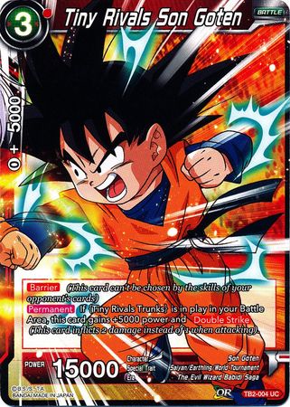 Tiny Rivals Son Goten (TB2-004) [World Martial Arts Tournament] Parallel Foil