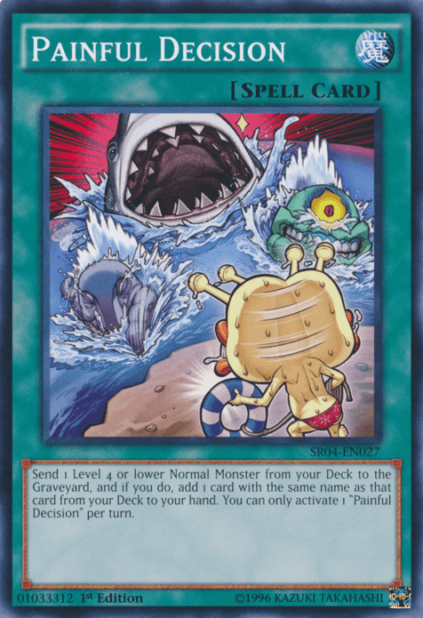 Painful Decision [SR04-EN027] Common - Josh's Cards