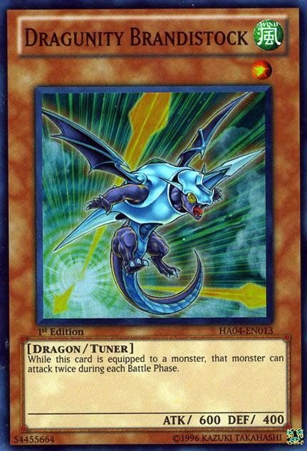 Dragunity Brandistock [HA04-EN013] Super Rare - Josh's Cards