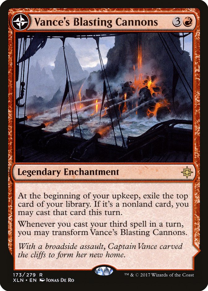 Vance's Blasting Cannons // Spitfire Bastion (XLN-173) - Ixalan: (compasslanddfc) Foil