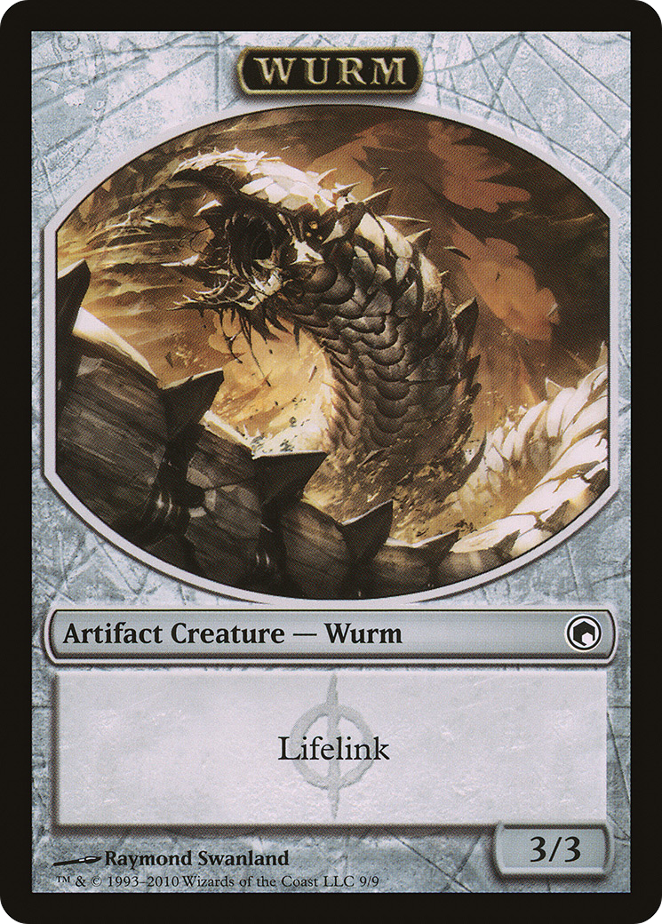 Wurm (SOM-009) - Scars of Mirrodin Tokens