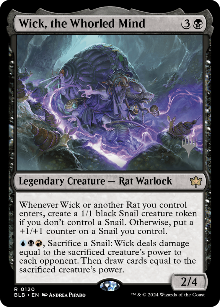 Wick, the Whorled Mind (PPBLB-120) - Bloomburrow Promos Foil