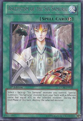 Asceticism of the Six Samurai [STOR-EN050] Rare - Josh's Cards