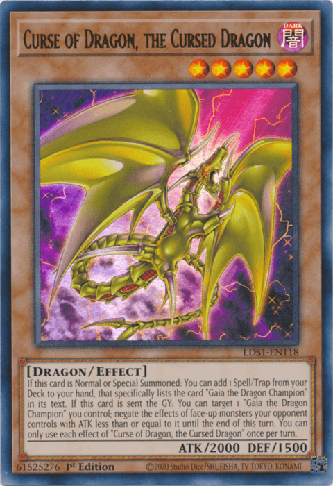 Curse of Dragon, the Cursed Dragon [LDS1-EN118] Ultra Rare - Josh's Cards