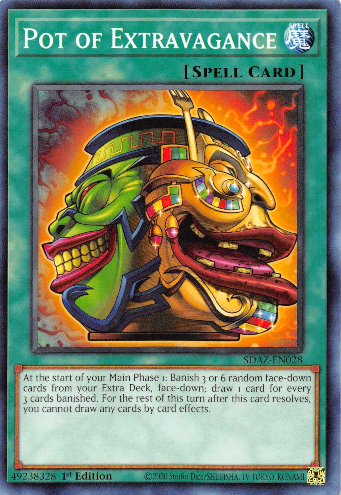 Pot of Extravagance [SDAZ-EN028] Common - Josh's Cards