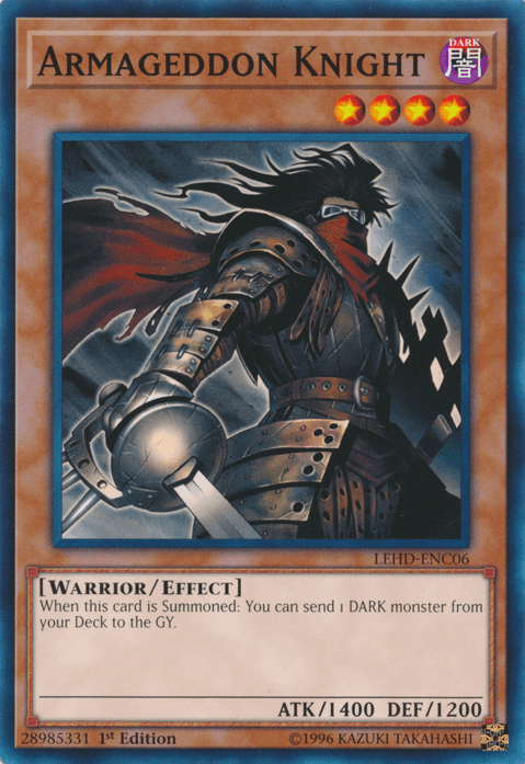 Armageddon Knight [LEHD-ENC06] Common - Josh's Cards