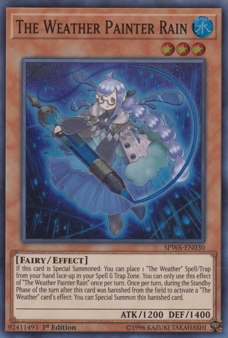 The Weather Painter Rain [SPWA-EN030] Super Rare - Josh's Cards