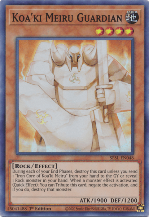 Koa'ki Meiru Guardian [SESL-EN048] Super Rare - Josh's Cards