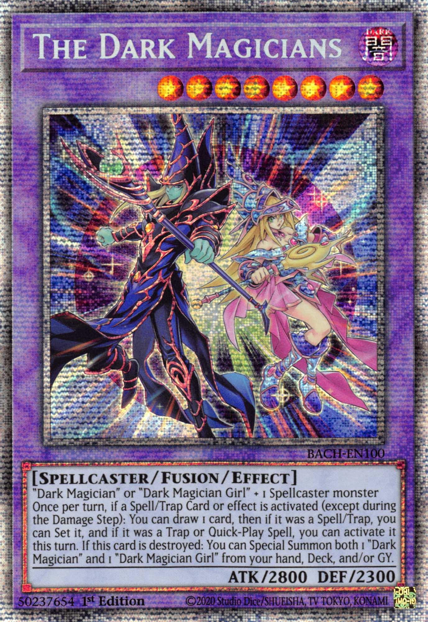 The Dark Magicians [BACH-EN100] Starlight Rare - Josh's Cards