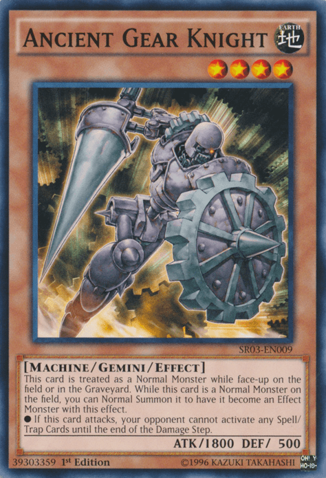 Ancient Gear Knight [SR03-EN009] Common - Josh's Cards