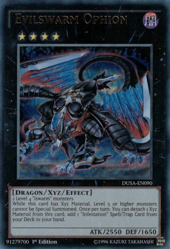 Evilswarm Ophion [DUSA-EN090] Ultra Rare - Josh's Cards