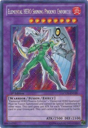Elemental HERO Shining Phoenix Enforcer [LCGX-EN139] Secret Rare - Josh's Cards