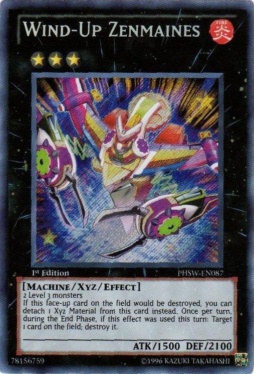 Wind-Up Zenmaines [PHSW-EN087] Secret Rare - Josh's Cards