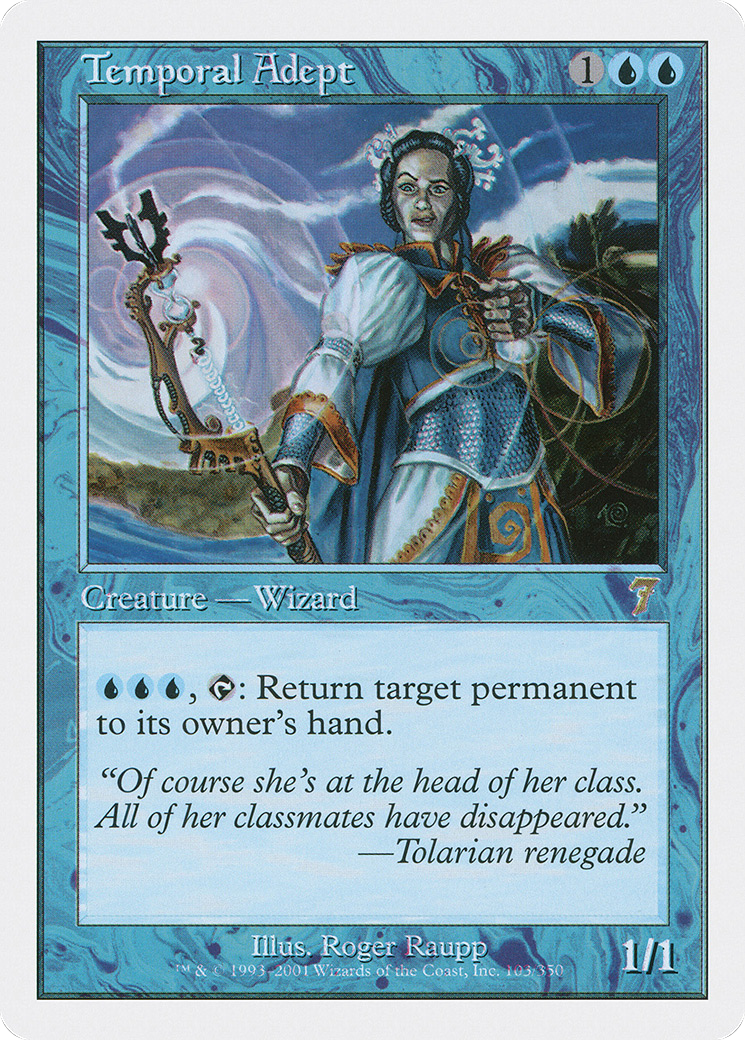 Temporal Adept [Seventh Edition] Foil