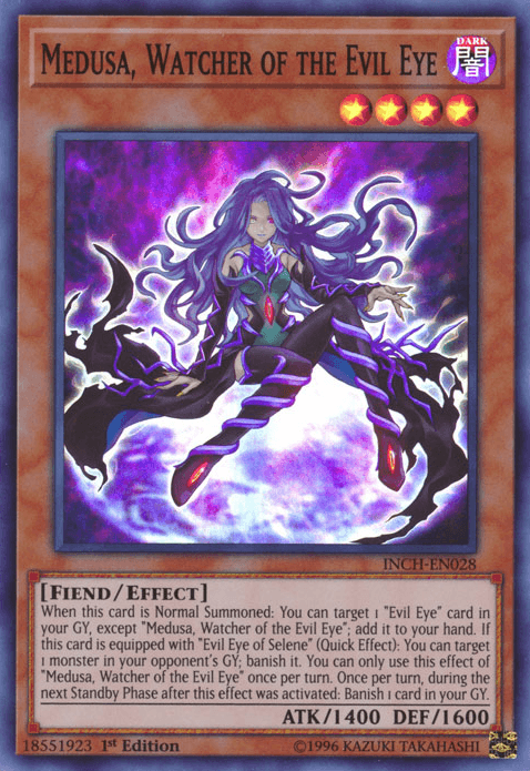 Medusa, Watcher of the Evil Eye [INCH-EN028] Super Rare - Josh's Cards