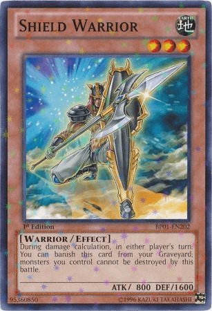 Shield Warrior [BP01-EN202] Starfoil Rare - Josh's Cards