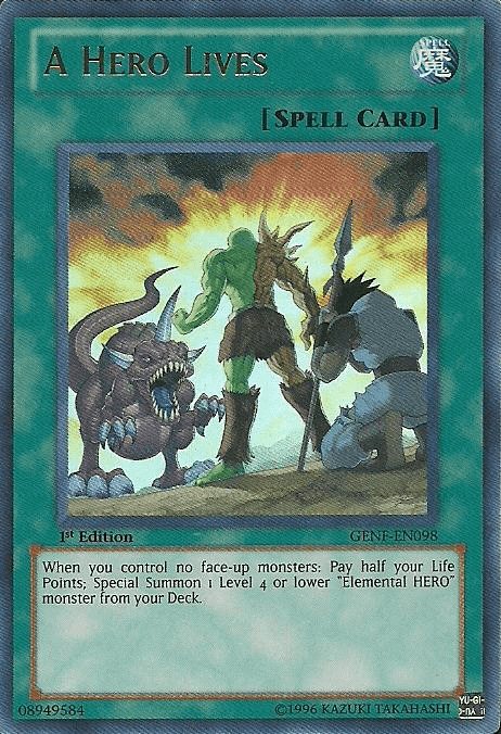 A Hero Lives [GENF-EN098] Ultra Rare - Josh's Cards