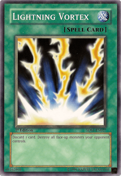 Lightning Vortex [5DS1-EN027] Common - Josh's Cards