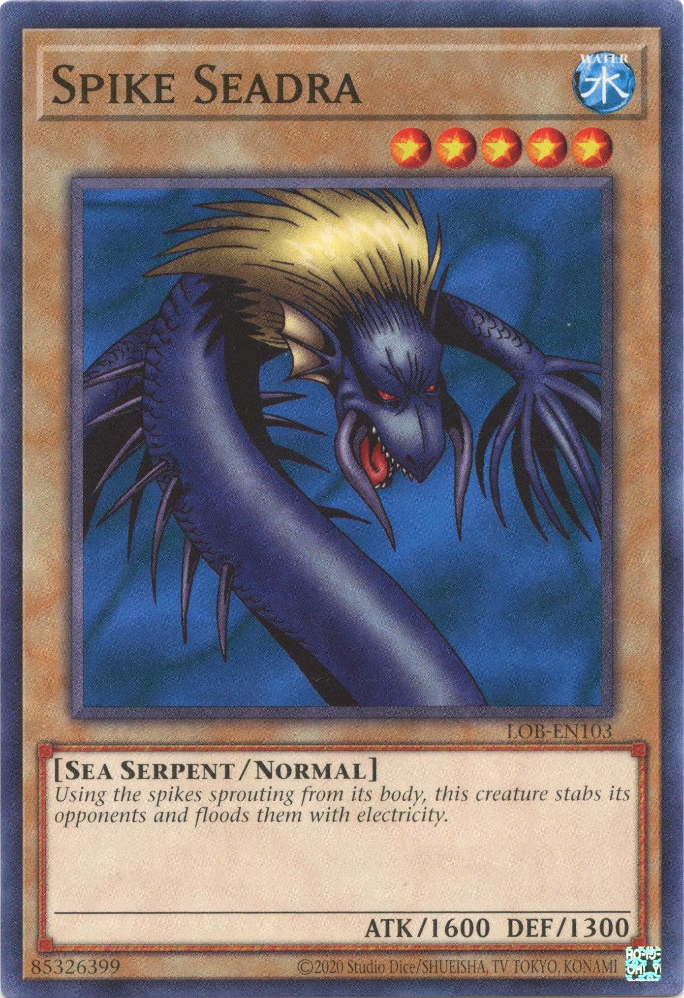 Spike Seadra (25th Anniversary) [LOB-EN103] Common - Josh's Cards