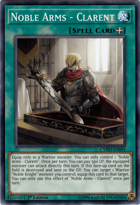 Noble Arms - Clarent [CYHO-EN091] Common - Josh's Cards