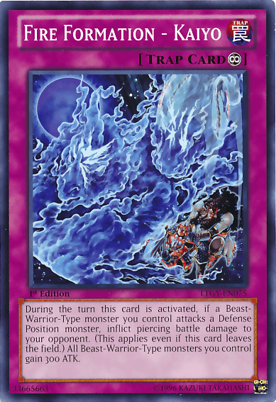 Fire Formation - Kaiyo [LTGY-EN075] Common - Josh's Cards