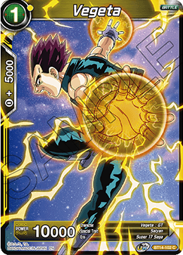 Vegeta (BT14-102) (BT14-102) [Cross Spirits] Parallel Foil