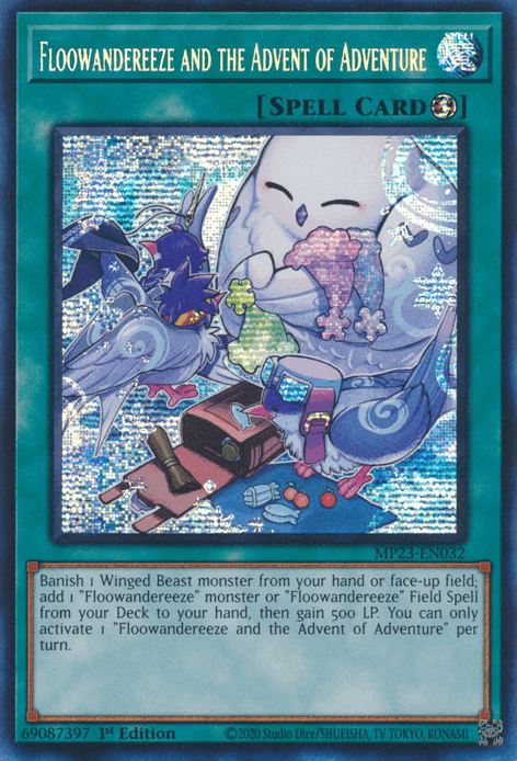 Floowandereeze and the Advent of Adventure [MP23-EN032] Prismatic Secret Rare - Josh's Cards