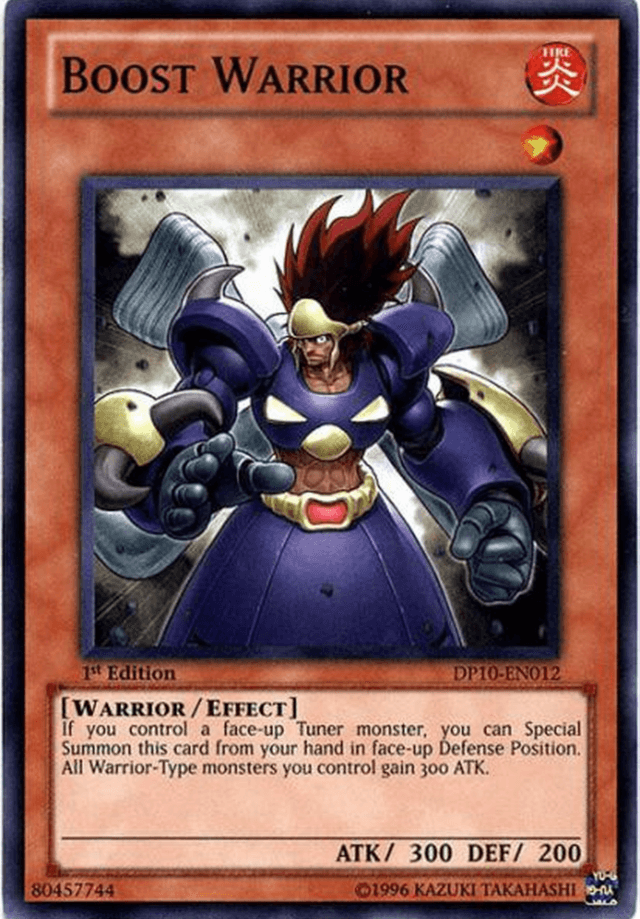 Boost Warrior [DP10-EN012] Super Rare - Josh's Cards