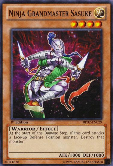 Ninja Grandmaster Sasuke [BP02-EN029] Common - Josh's Cards