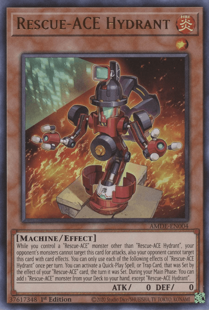 Rescue-ACE Hydrant [AMDE-EN004] Ultra Rare - Josh's Cards