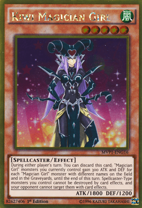 Kiwi Magician Girl [MVP1-ENG16] Gold Rare - Josh's Cards