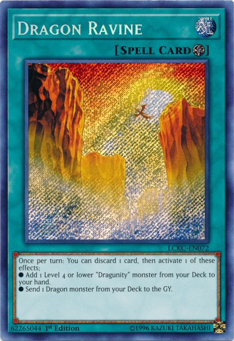 Dragon Ravine [LCKC-EN072] Secret Rare - Josh's Cards