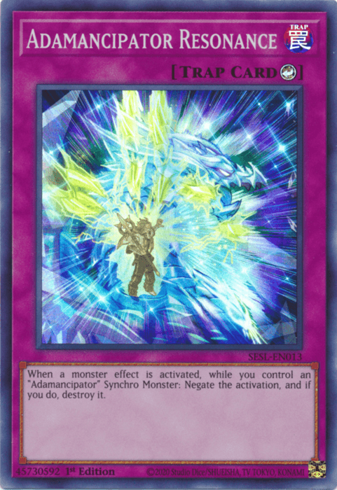 Adamancipator Resonance [SESL-EN013] Super Rare - Josh's Cards