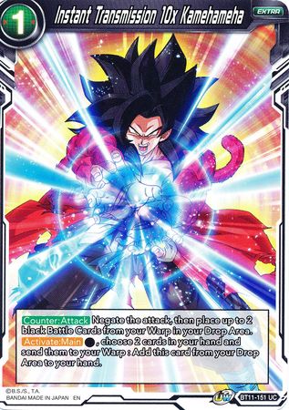 Instant Transmission 10x Kamehameha (BT11-151) [Vermilion Bloodline] Parallel Foil