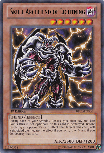 Skull Archfiend of Lightning [BP01-EN006] Rare - Josh's Cards