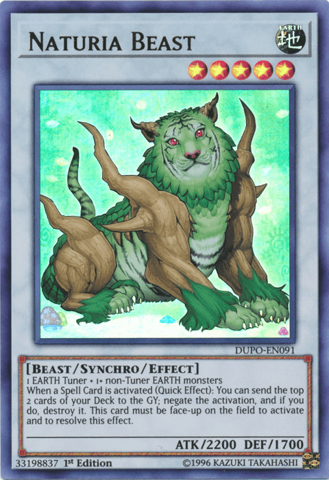 Naturia Beast [DUPO-EN091] Ultra Rare - Josh's Cards