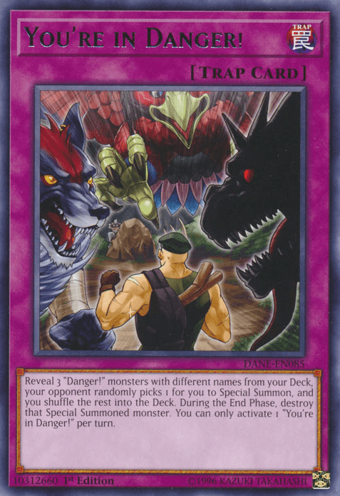 You're in Danger! [DANE-EN085] Rare - Josh's Cards