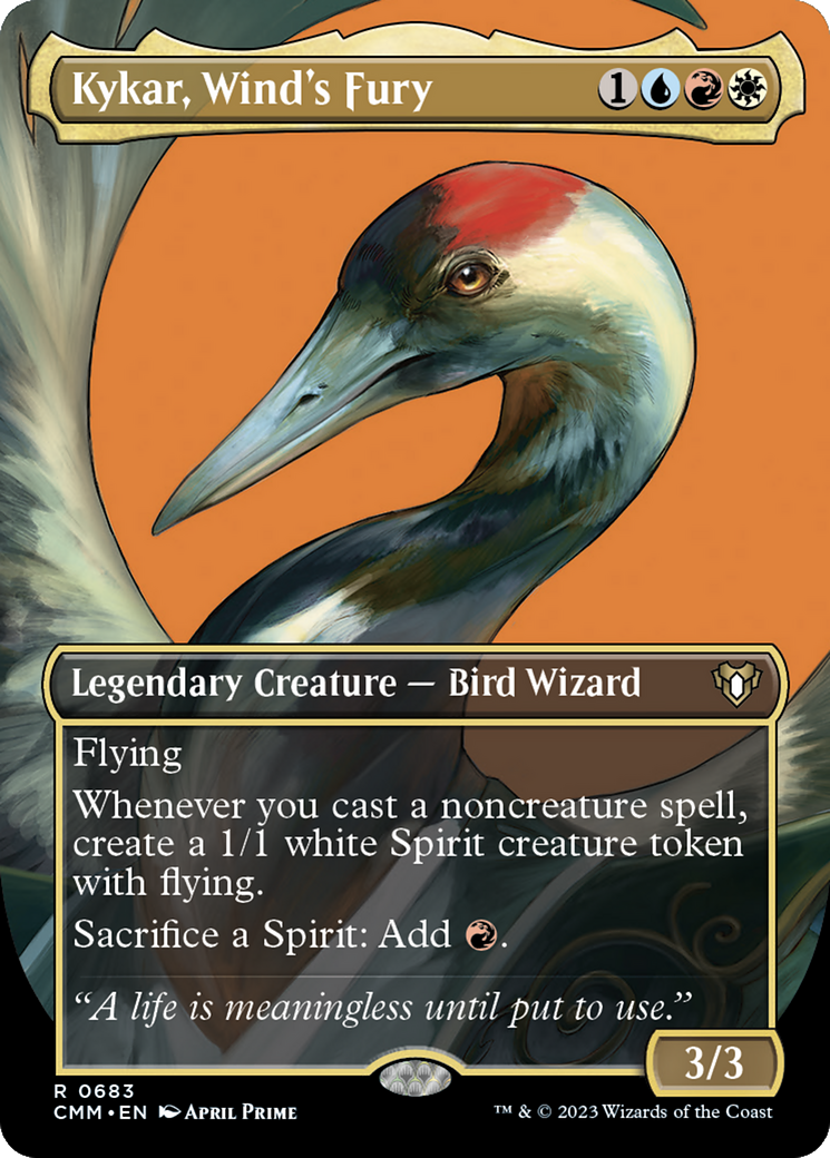 Kykar, Wind's Fury (CMM-683) - Commander Masters (Borderless)