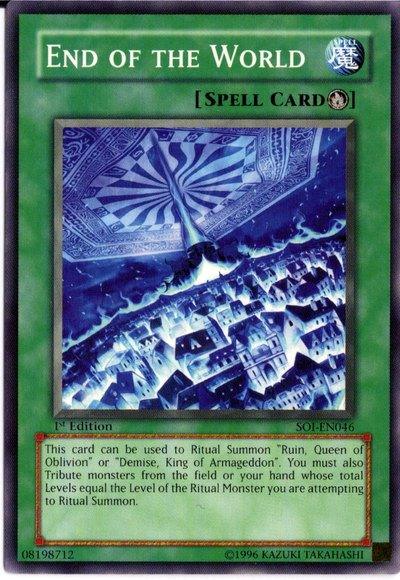 End of the World [SOI-EN046] Common - Josh's Cards