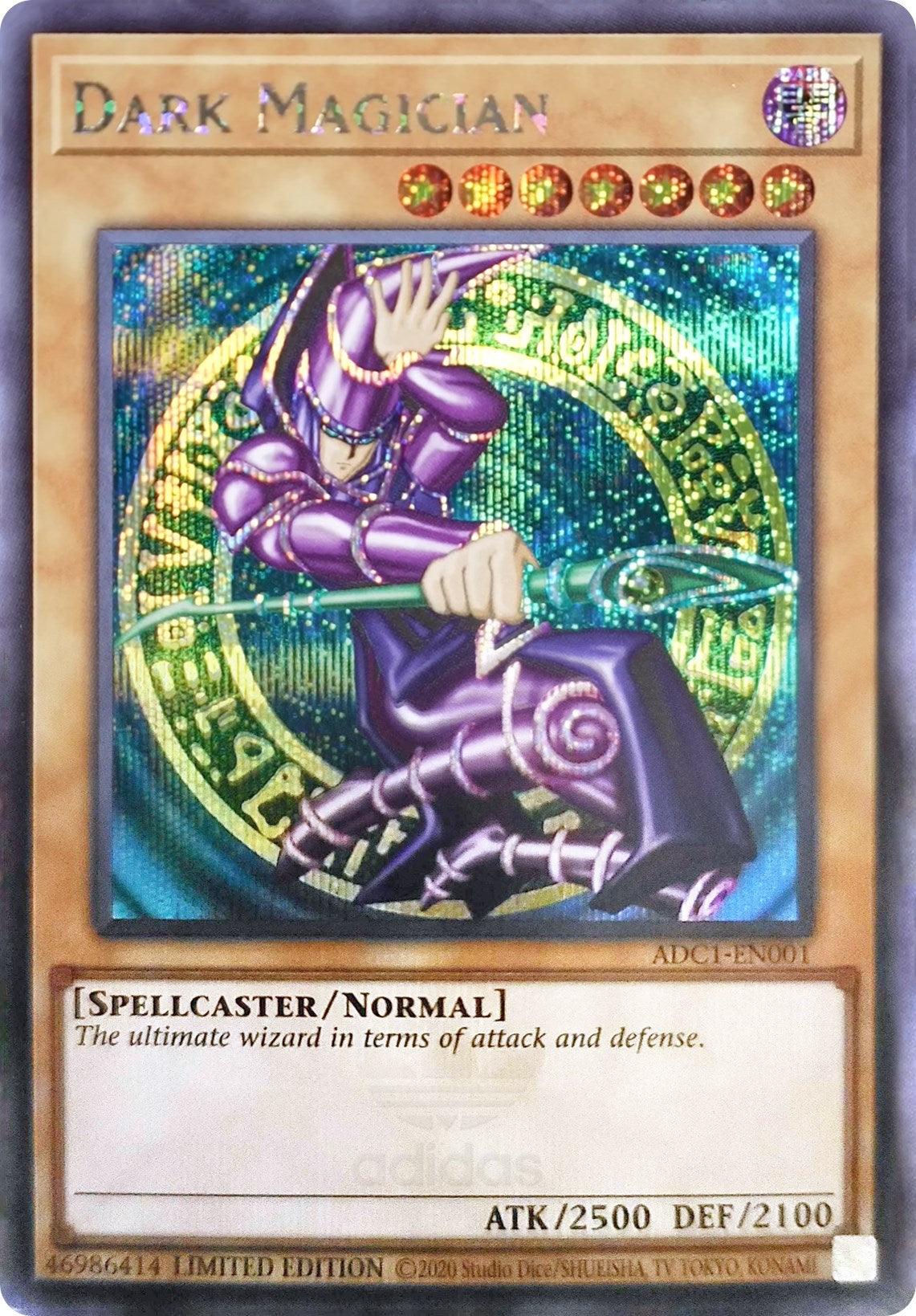 Dark Magician (Adidas Exclusive) [ADC1-EN001] Prismatic Secret Rare - Josh's Cards