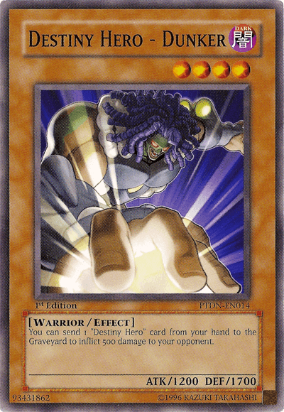 Destiny Hero - Dunker [PTDN-EN014] Common - Josh's Cards