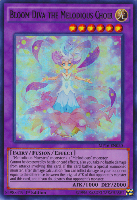 Bloom Diva the Melodious Choir [MP16-EN020] Ultra Rare - Josh's Cards