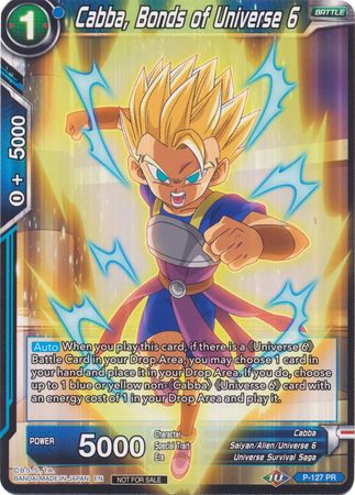 Cabba, Bonds of Universe 6 (Shop Tournament: Assault of Saiyans) (P-127) [Promotion Cards] Parallel Foil