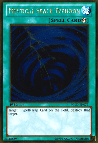 Mystical Space Typhoon [PGLD-EN079] Gold Rare - Josh's Cards