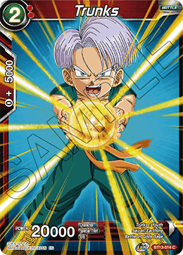 Trunks (Common) (BT13-014) [Supreme Rivalry] Parallel Foil