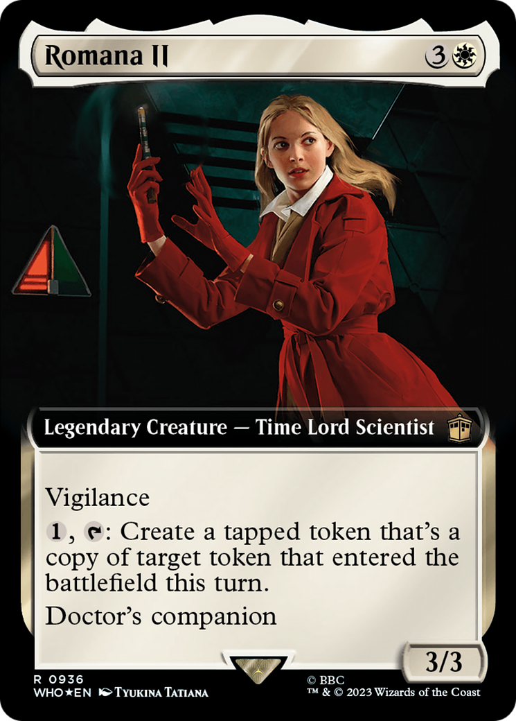 Romana II (WHO-936) - Doctor Who: (Extended Art) Foil