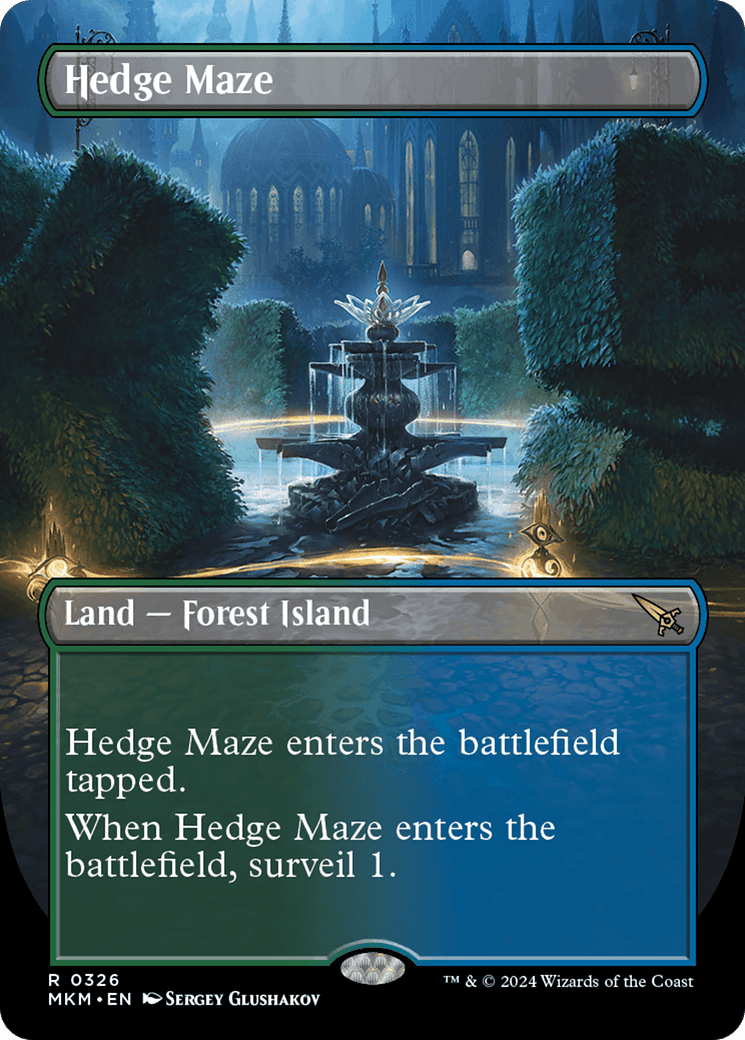 Hedge Maze (Borderless) [Murders at Karlov Manor] - Josh's Cards