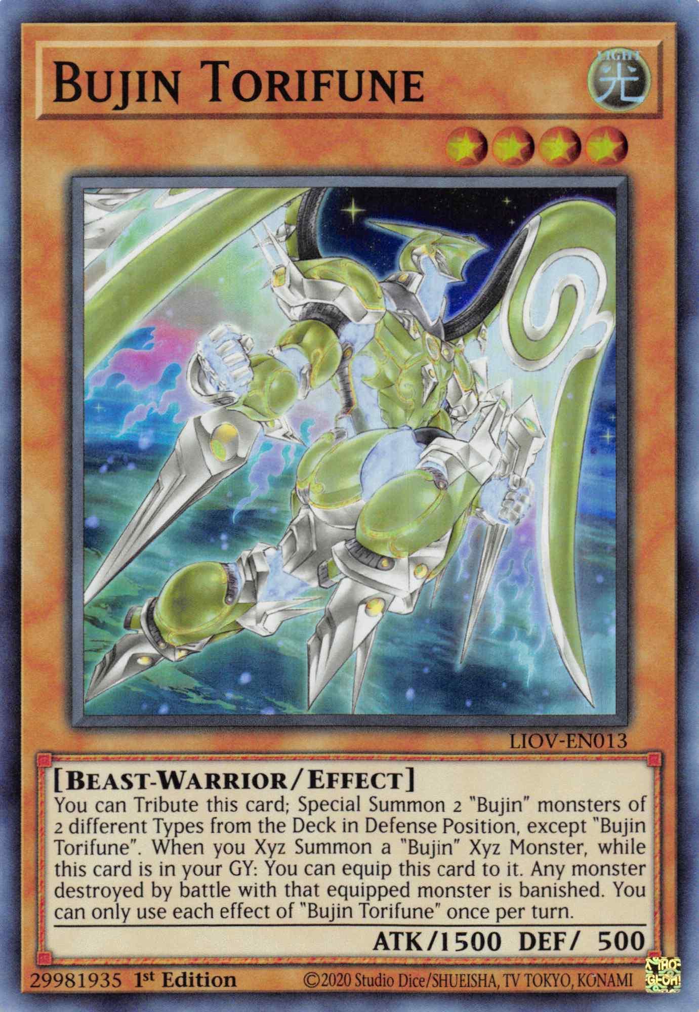 Bujin Torifune [LIOV-EN013] Super Rare - Josh's Cards