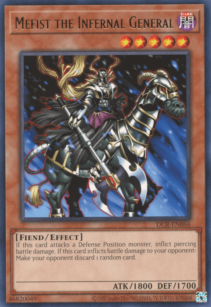 Mefist the Infernal General [DCR-EN066] Rare - Josh's Cards